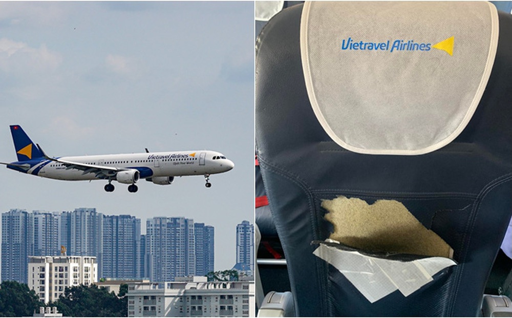 Thực hư chuyện ghế máy bay Vietravel Airlines bị rách trên chuyến bay TP HCM - Quy Nhơn - Ảnh 1.