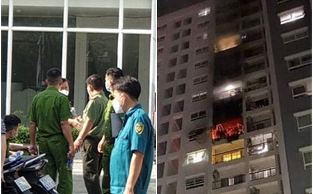 Vụ 2 mẹ con rơi khỏi căn chung cư cháy tử vong ở TP.HCM: "Con gái đu rèm cửa bị tuột tay"