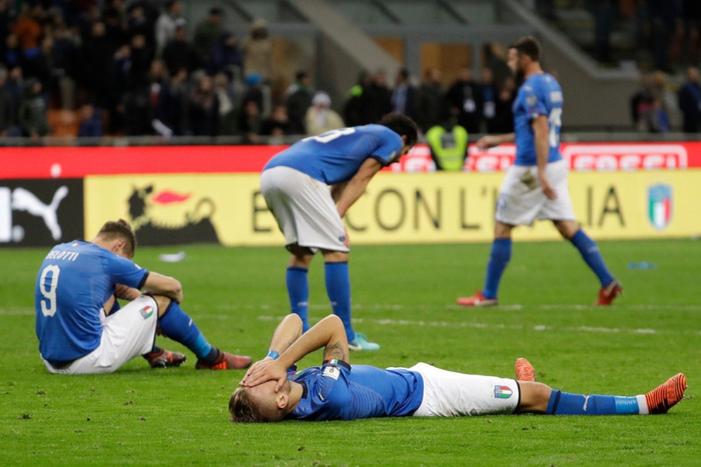 Italy tạo hàng loạt thống kê đáng xấu hổ sau thất bại lịch sử trước Bắc Macedonia - Ảnh 1.