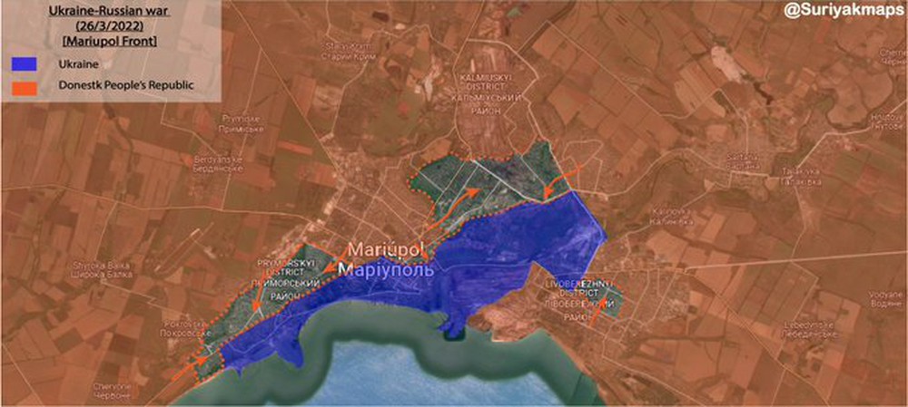 NÓNG: QĐ Nga dồn đối phương vào cảng Mariupol - TT Ukraine cho binh lính tự tìm lối thoát! - Ảnh 1.