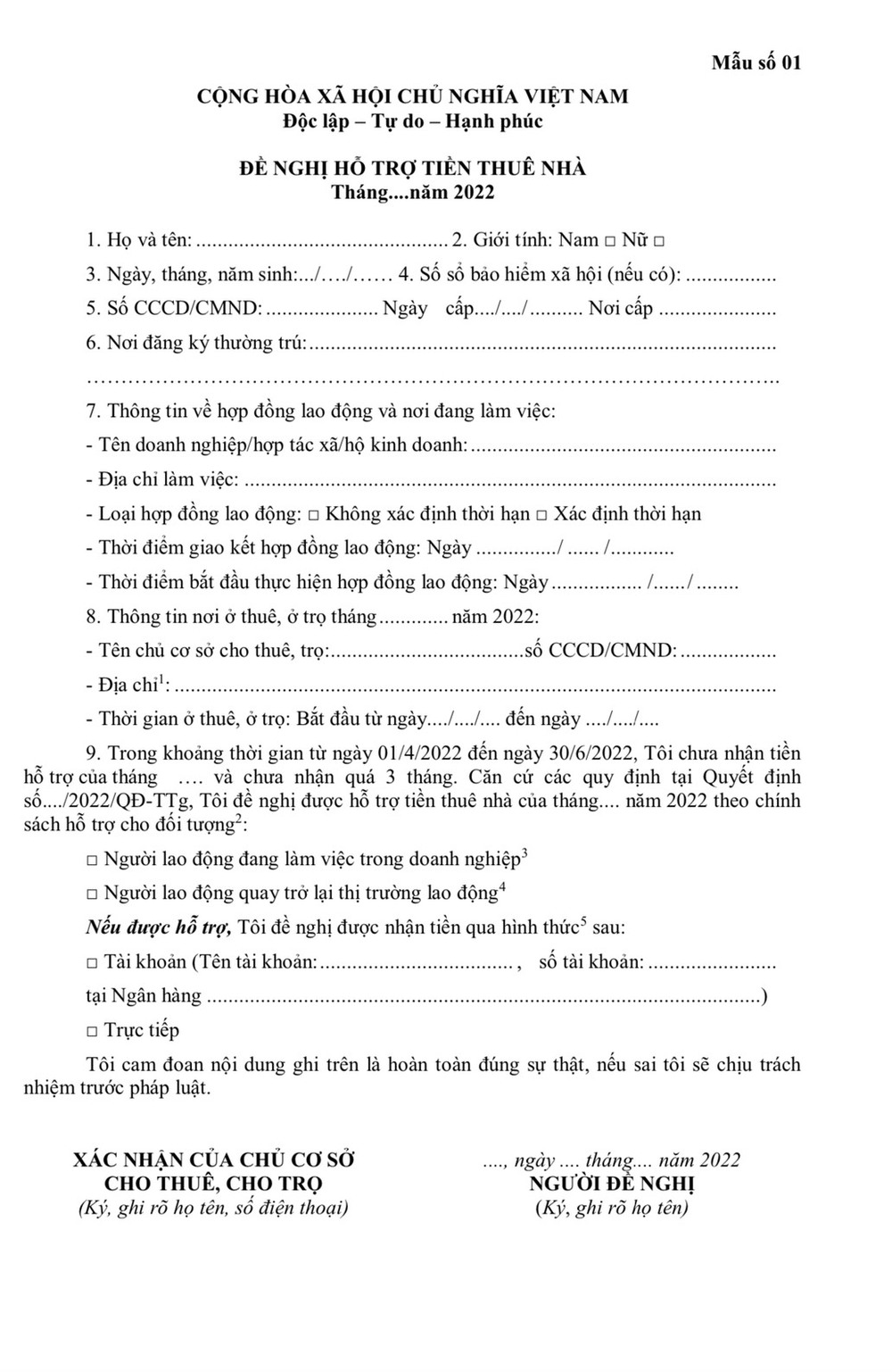 Người lao động phải làm gì để được hỗ trợ tiền thuê nhà 3 tháng trong gói 6.600 tỷ? - Ảnh 2.