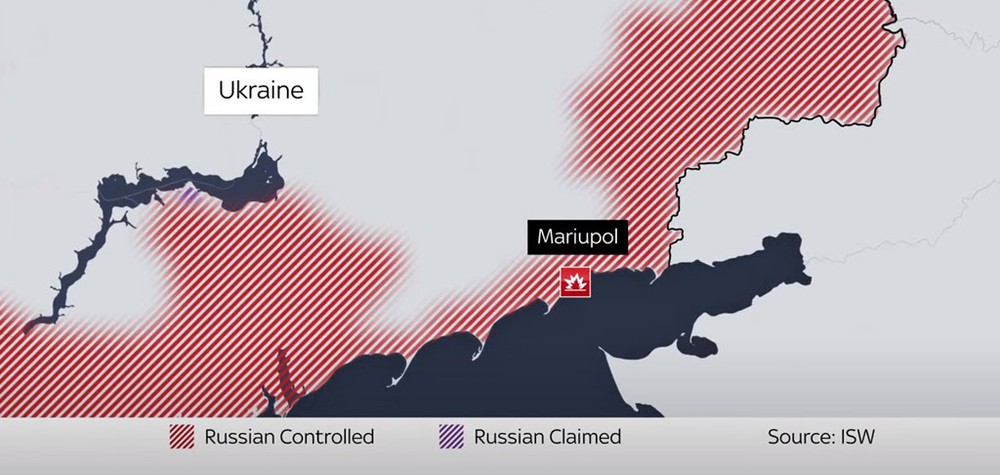 Vụ nổ cực lớn ở trung tâm thủ đô Kiev;  Mariupol oằn mình dưới những đợt tấn công liên tiếp - Ảnh 3.