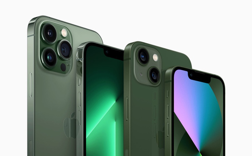 Apple ra mắt iPhone 13 màu xanh lá cây, giá không đổi