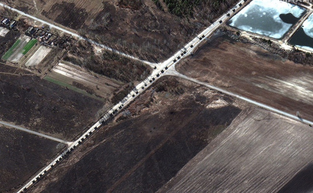   The Pentagon no longer knows about the Russian military convoy near Kiev - Photo 1.