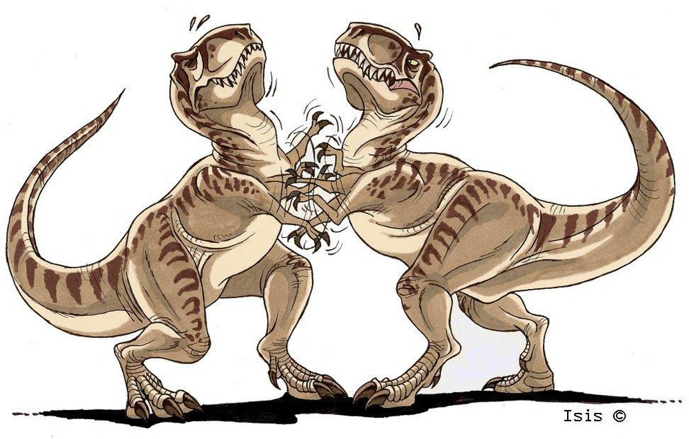 Tiến hóa làm teo nhỏ tay khủng long T-rex để chúng đỡ cắn vào tay nhau - Ảnh 3.
