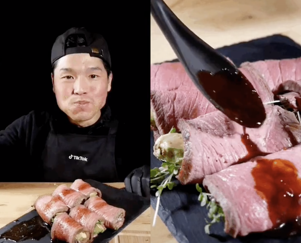Clip NÓNG: Anh đầu bếp nấu thịt bò bằng nồi cơm điện, netizen tò mò tới nỗi xem đi xem lại lên tới 250 triệu view! - Ảnh 5.