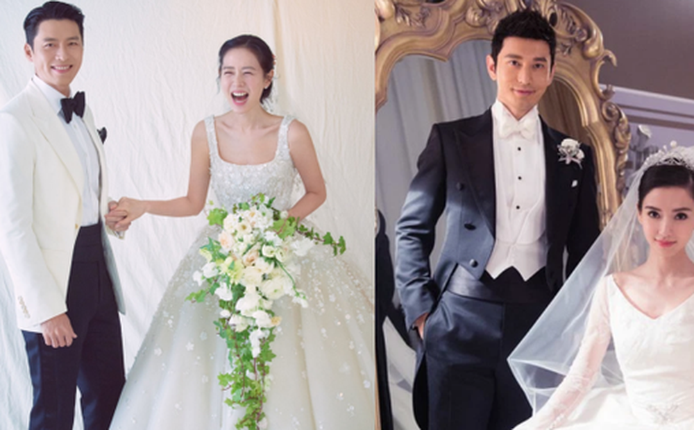 Cả chi phí đám cưới Son Ye Jin không bằng 1 góc váy cưới của Angela Baby, ai dè cả 2 đều chỉ bằng số lẻ đầm của mỹ nhân này