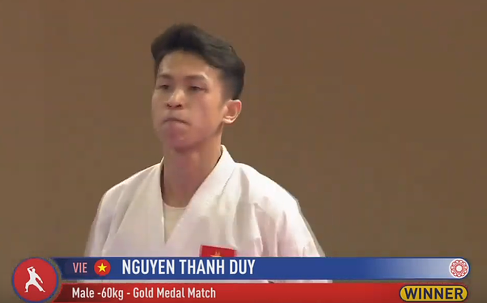 Gold medal in Karate SEA Games 30 Nguyen Thanh Duy retires - Photo 2.