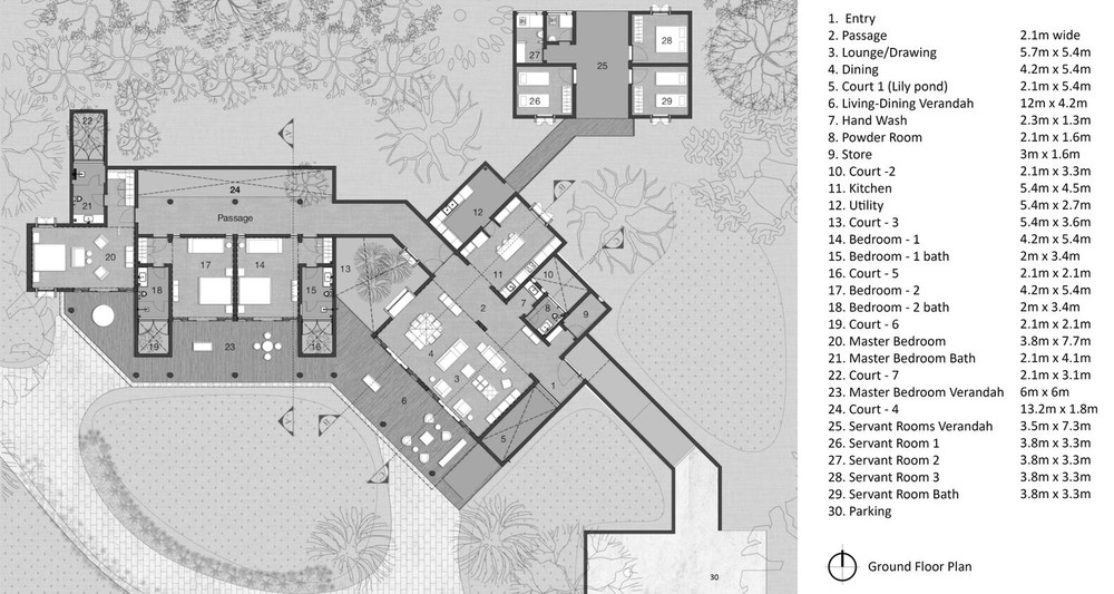 Biệt thự Ấn Độ với 7 khoảng sân - Ảnh 13.