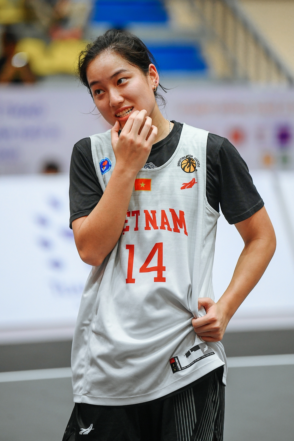 Tuyển bóng rổ nữ 3x3 Việt Nam hào hứng trong buổi tập đầu tiên tại NTĐ Thanh Trì - Ảnh 11.