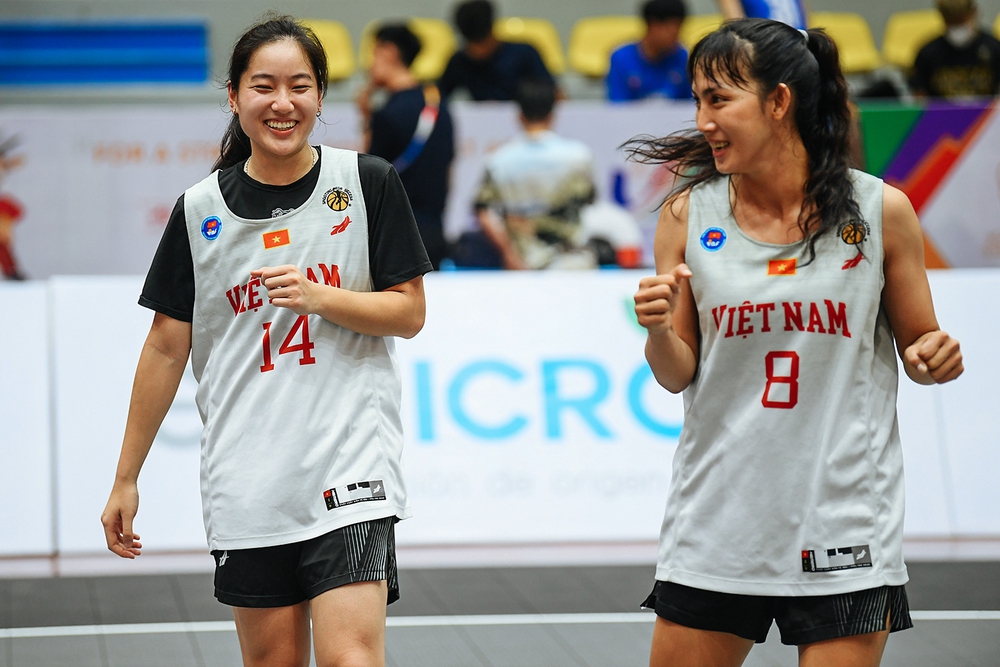 Tuyển bóng rổ nữ 3x3 Việt Nam hào hứng trong buổi tập đầu tiên tại NTĐ Thanh Trì - Ảnh 13.