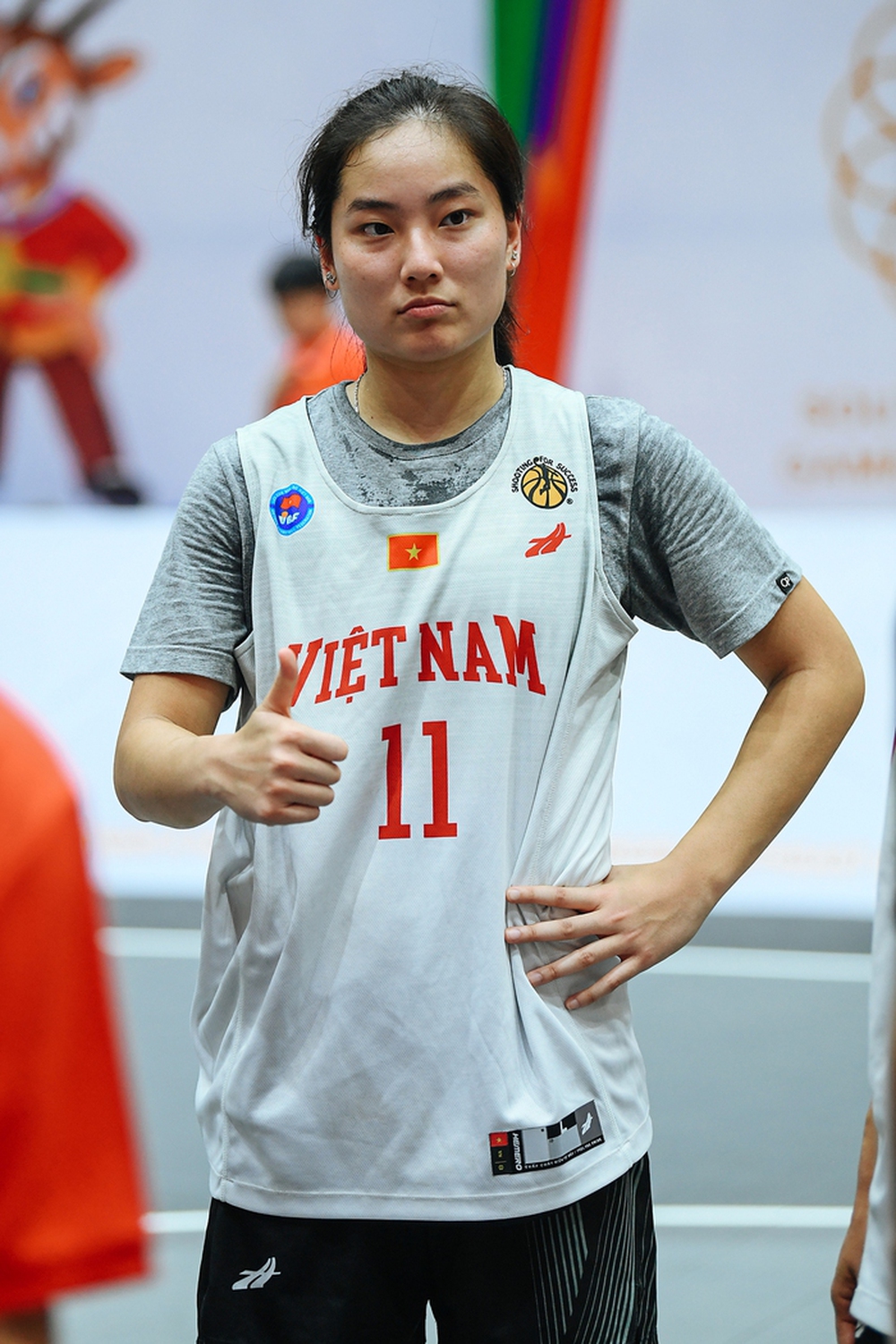 Tuyển bóng rổ nữ 3x3 Việt Nam hào hứng trong buổi tập đầu tiên tại NTĐ Thanh Trì - Ảnh 14.