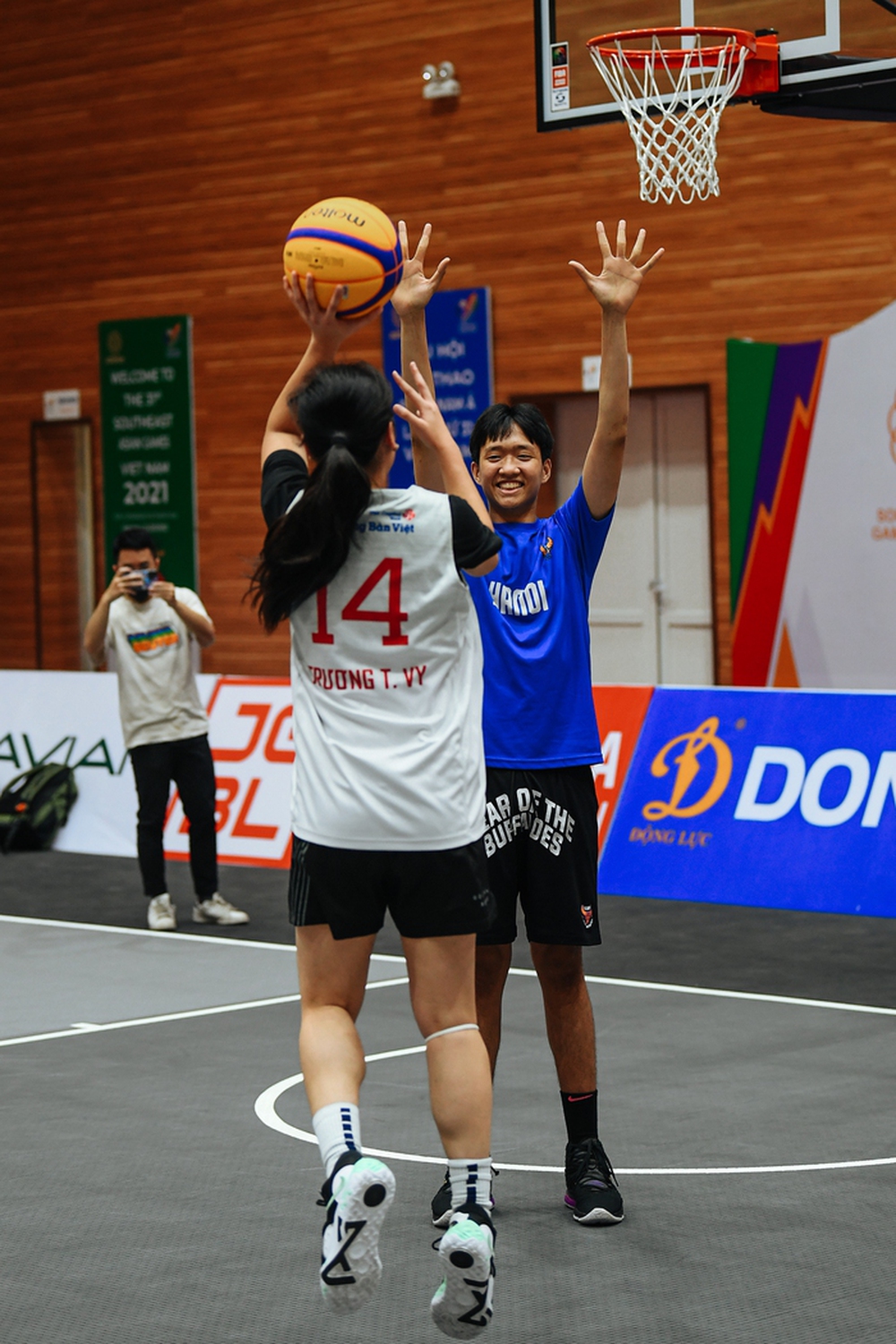 Tuyển bóng rổ nữ 3x3 Việt Nam hào hứng trong buổi tập đầu tiên tại NTĐ Thanh Trì - Ảnh 15.