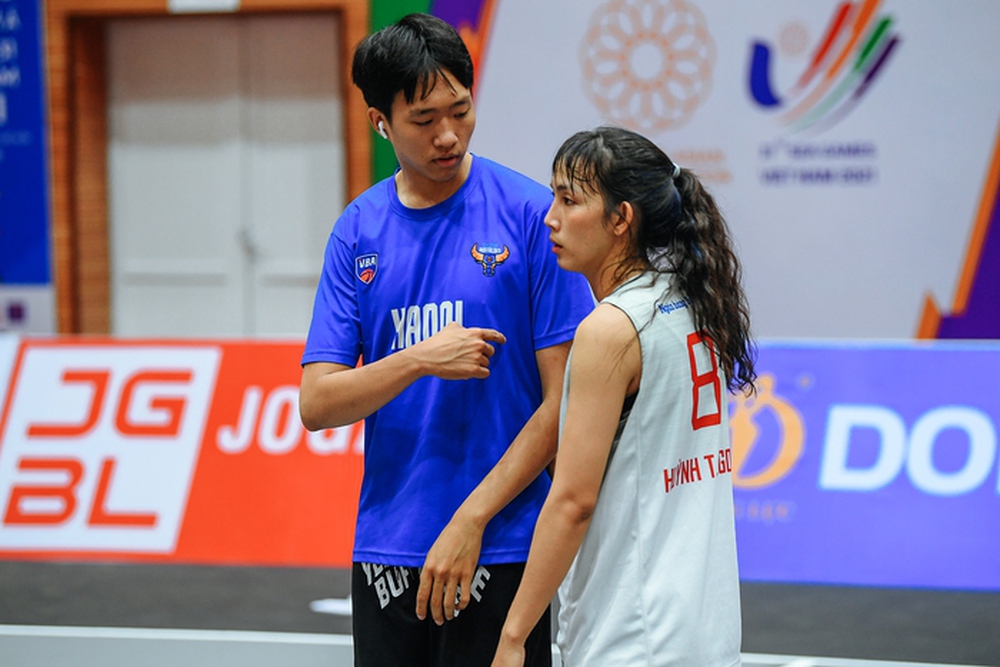 Tuyển bóng rổ nữ 3x3 Việt Nam hào hứng trong buổi tập đầu tiên tại NTĐ Thanh Trì - Ảnh 16.