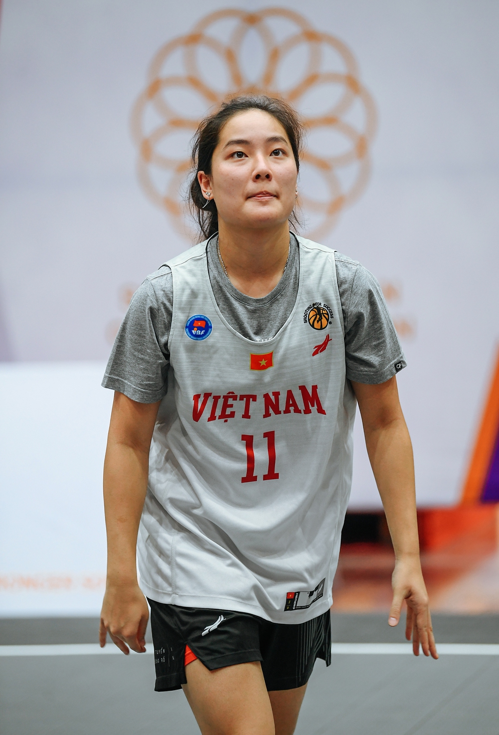 Tuyển bóng rổ nữ 3x3 Việt Nam hào hứng trong buổi tập đầu tiên tại NTĐ Thanh Trì - Ảnh 5.