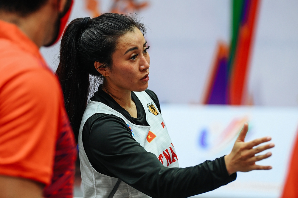 Tuyển bóng rổ nữ 3x3 Việt Nam hào hứng trong buổi tập đầu tiên tại NTĐ Thanh Trì - Ảnh 7.