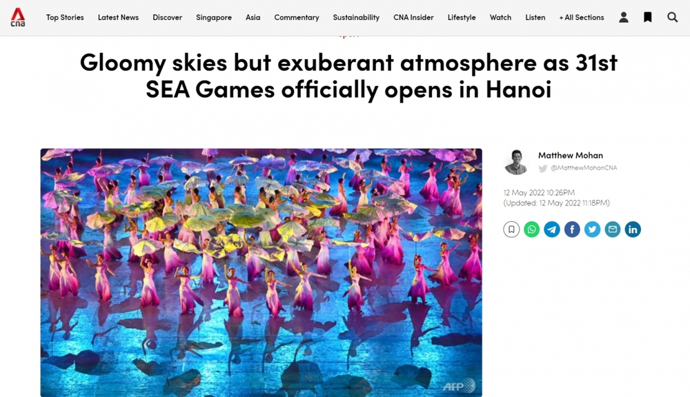 The international media was impressed with the opening ceremony of the 31st SEA Games - Photo 2.