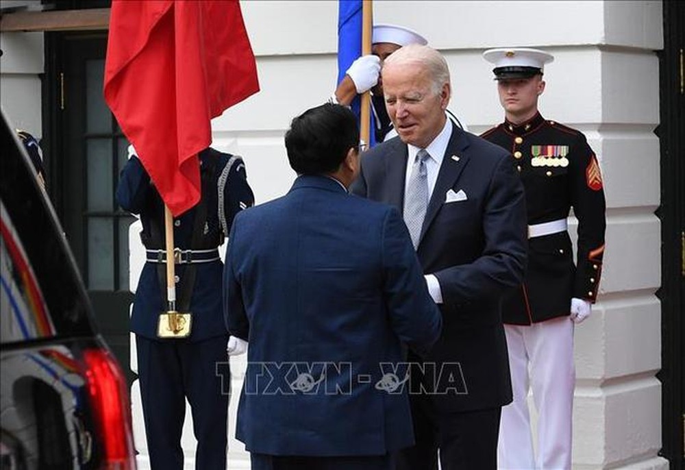  Những hình ảnh Thủ tướng Phạm Minh Chính dự chiêu đãi của Tổng thống Joe Biden  - Ảnh 2.