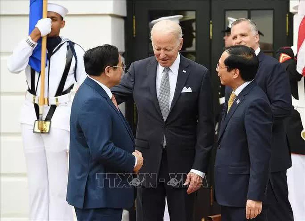  Những hình ảnh Thủ tướng Phạm Minh Chính dự chiêu đãi của Tổng thống Joe Biden  - Ảnh 4.