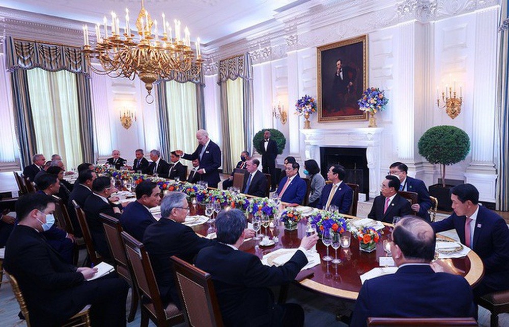  Những hình ảnh Thủ tướng Phạm Minh Chính dự chiêu đãi của Tổng thống Joe Biden  - Ảnh 8.