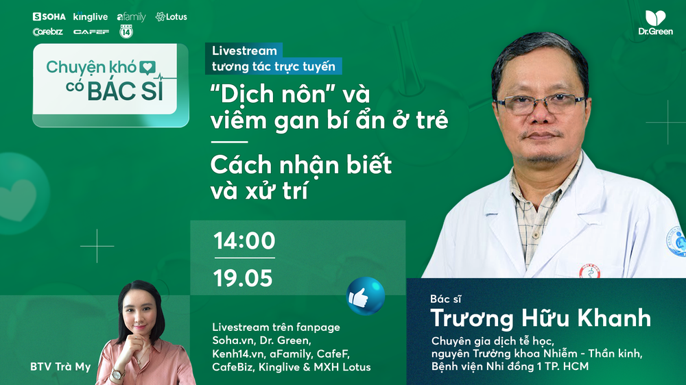 [Livestream] Dịch nôn và viêm gan bí ẩn ở trẻ: Cách nhận biết và xử trí - Ảnh 1.