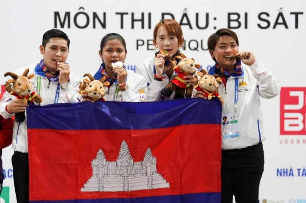 Thể thao Campuchia phá kỷ lục về số lượng huy chương tại SEA Games - Ảnh 2.