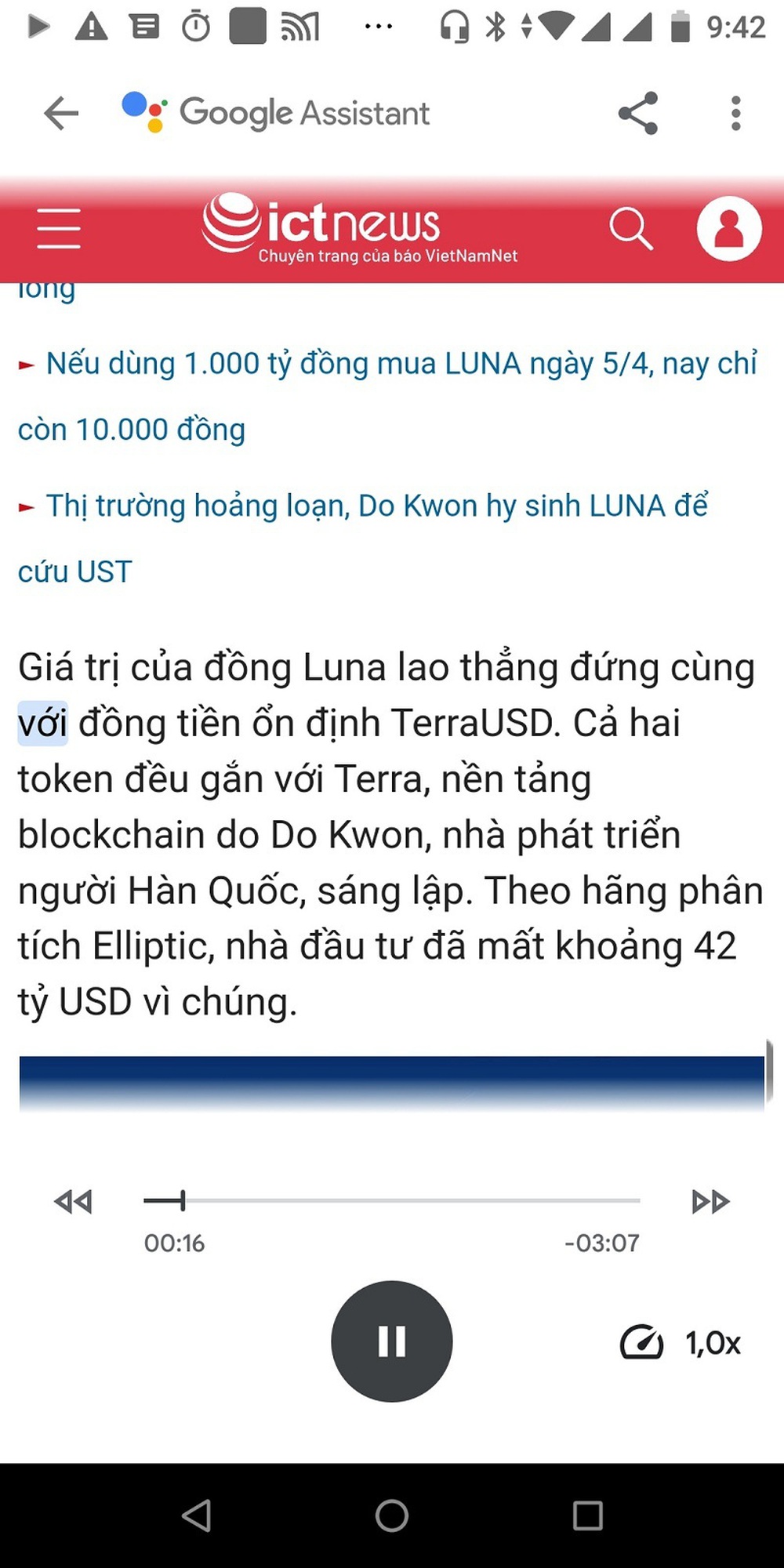 Hướng dẫn nghe trợ lý ảo Google đọc nội dung trang web - Ảnh 2.