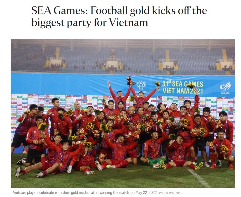 Truyền thông châu Á ngất ngây khi U23 Việt Nam lên đỉnh vinh quang - Ảnh 1.