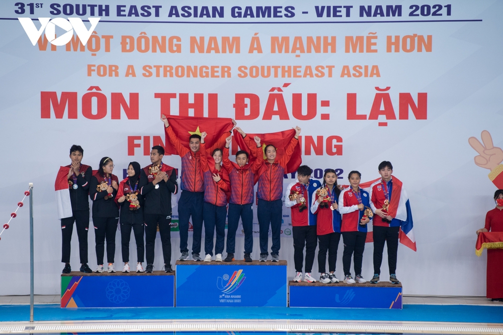 Lặn Việt Nam tiếp tục chứng tỏ vị thế mỏ vàng ở SEA Games 31 - Ảnh 14.