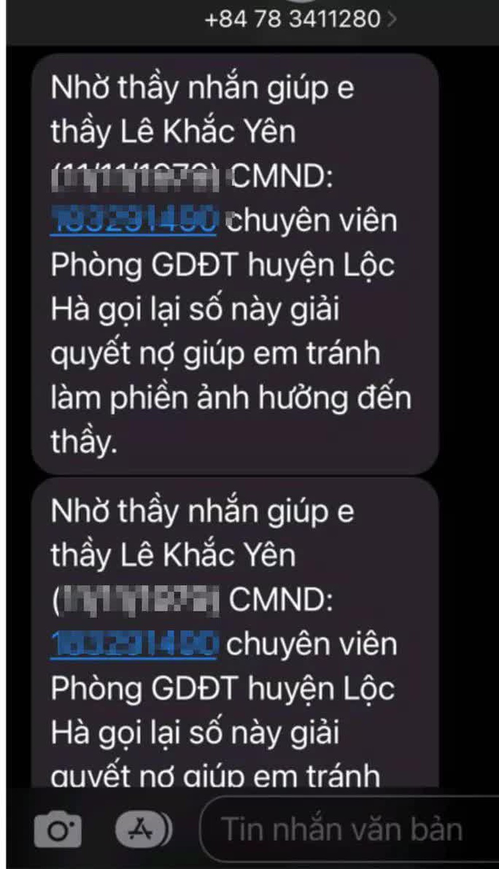 Lãnh đạo các phòng GD-ĐT bất ngờ bị đòi nợ, bêu riếu trên mạng - Ảnh 2.