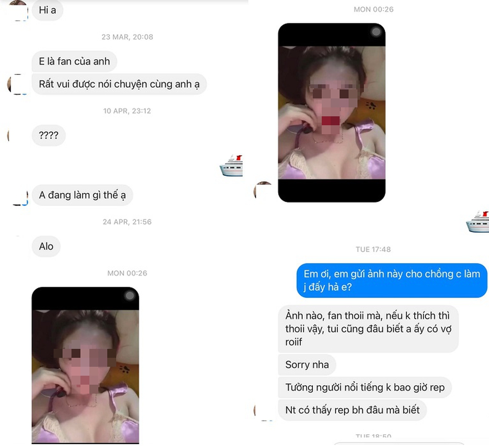 Female fans send sexy photos to Huynh Anh, her fiancé angrily posts a Facebook warning - Photo 1.