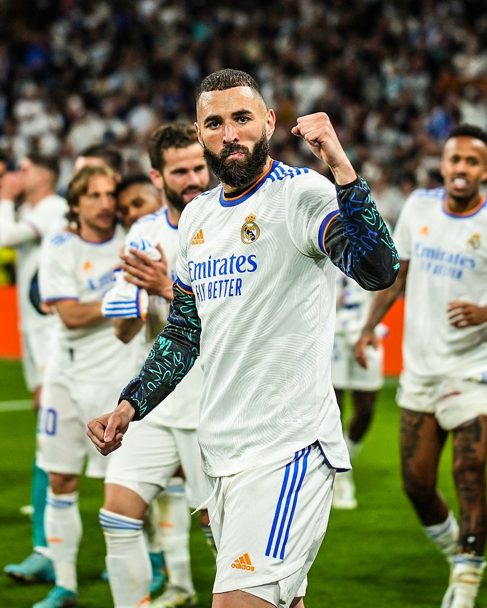 Man City thất thần, Real ăn mừng phấn kh&iacute;ch sau m&agrave;n lội ngược d&ograve;ng kh&ocirc;ng tưởng - Ảnh 9.