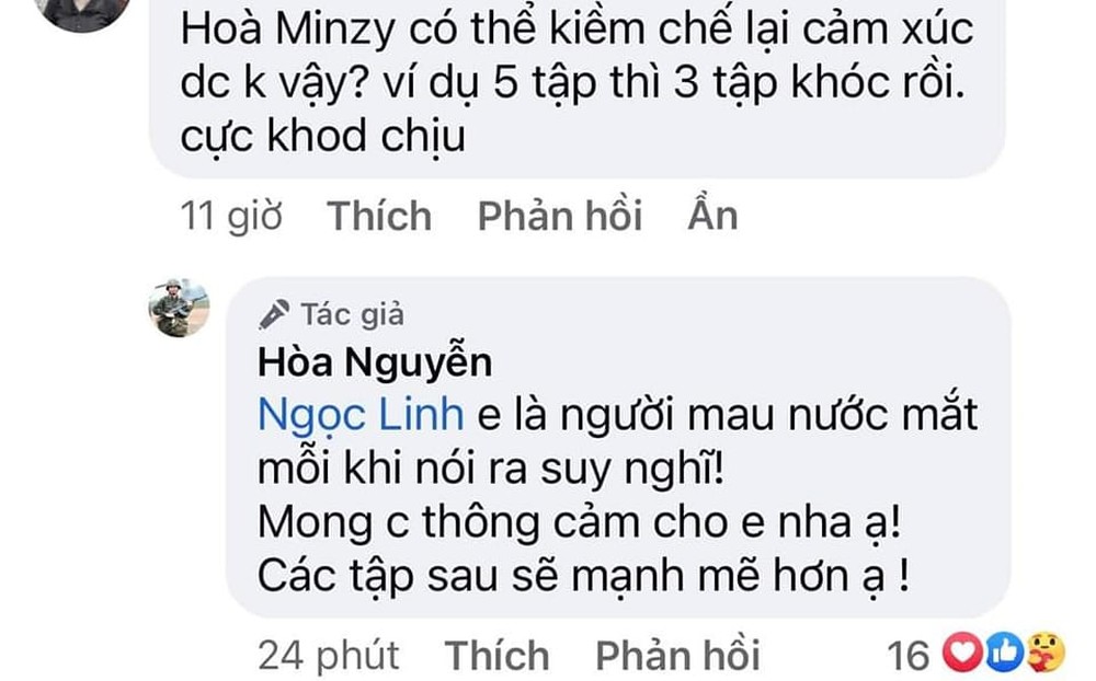 Bị nhắc nhở vì liên tục khóc lóc trong Sao nhập ngũ, Hòa Minzy lên tiếng - Ảnh 4.