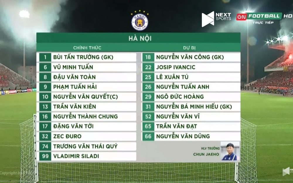 TRỰC TIẾP Hải Phòng 0-1 CLB Hà Nội: Hà Nội ghi bàn ngay phút thứ 2 - Ảnh 2.