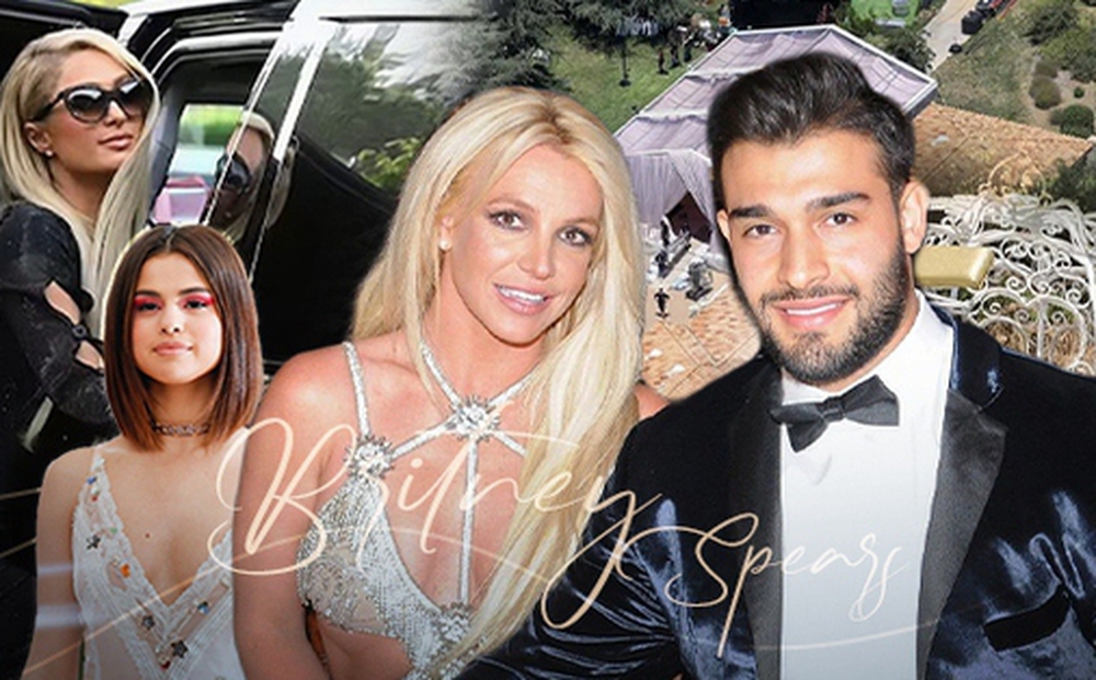 Toàn cảnh đám cưới Britney Spears: Cô dâu diện váy Versace đi xe ngựa cổ tích, Madonna, Selena Gomez dẫn đầu dàn sao hạng A