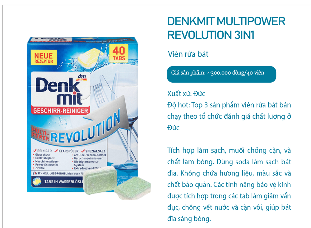 Viên rửa bát có 3, 5 thậm chí là 6 tính năng trong 1: Loại nào hiệu quả mà tiết kiệm nhất? - Ảnh 6.