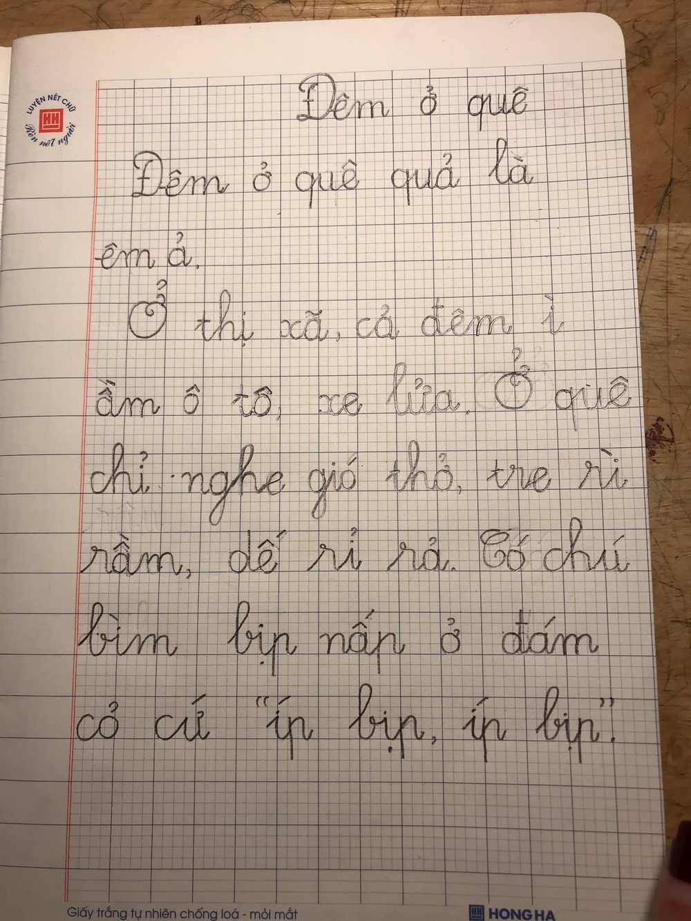 Bài văn miêu tả của học sinh lớp 1 khiến phụ huynh sang chấn tâm lý - Ảnh 1.