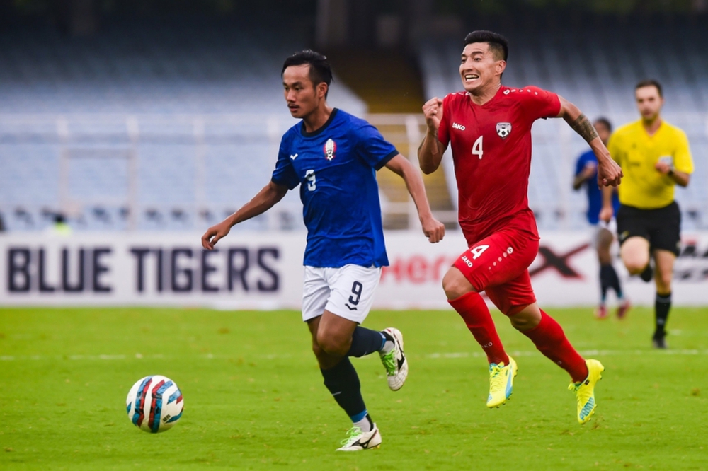 Thua trước 2 bàn, Campuchia vẫn có điểm số đầu tiên tại Vòng loại Asian Cup 2023 - Ảnh 2.