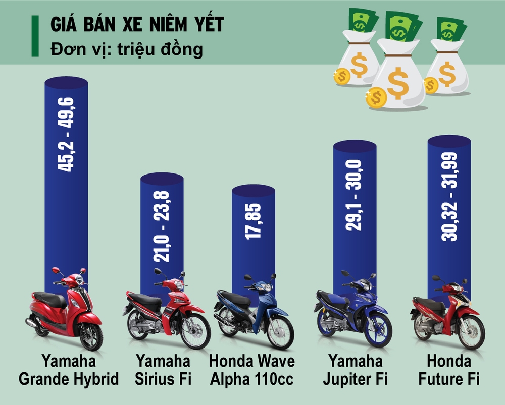 [Infographic] Loạt xe uống ít xăng nhất VN: 6 lần tăng giá, đổ bao nhiêu sẽ đầy bình? - Ảnh 6.