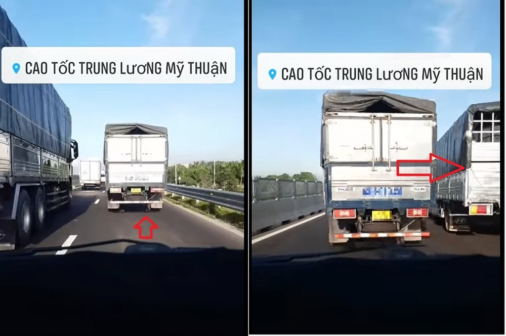 Loạt xe tải suýt lao vào nhau trên cao tốc Trung Lương - Mỹ Thuận vì 1 ô tô hỏng không cảnh báo - Ảnh 2.