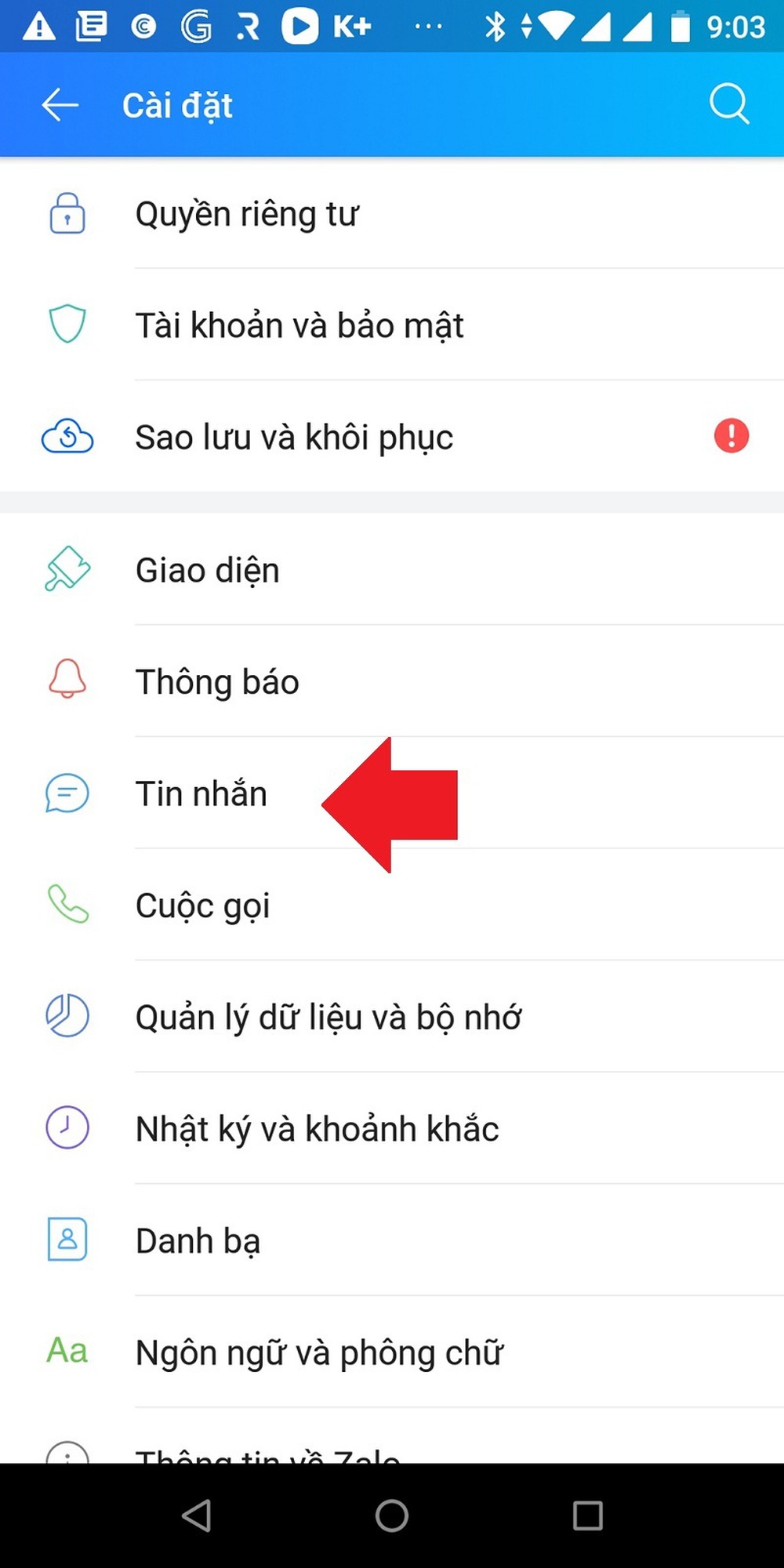 Hướng dẫn xuống dòng trong Zalo điện thoại Android - Ảnh 3.