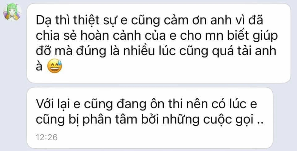 Nam sinh mồ côi, ăn mì gói, mơ vào đại học: Bị phân tâm bởi nhiều cuộc gọi những ngày qua - Ảnh 3.