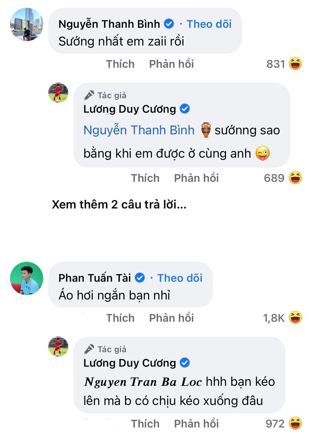 Đối đáp bất ngờ với dàn cầu thủ, Lương Duy Cương đích thị là ‘bậc thầy thả thính’ của U23 Việt Nam - Ảnh 4.