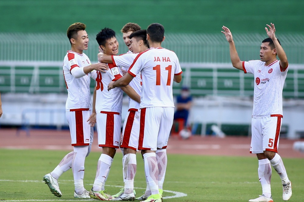 TRỰC TIẾP Viettel 1-0 Phnom Penh Crown: CLB Việt Nam vượt đối thủ Campuchia bằng siêu phẩm - Ảnh 3.