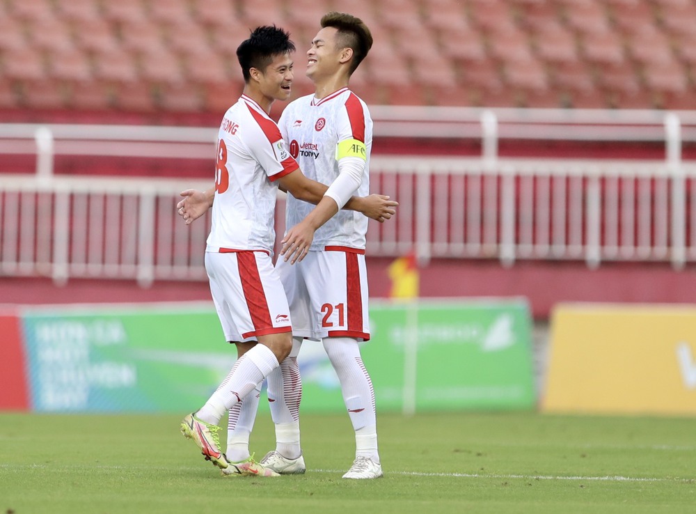 TRỰC TIẾP Viettel 1-0 Phnom Penh Crown: CLB Việt Nam vượt đối thủ Campuchia bằng siêu phẩm - Ảnh 2.