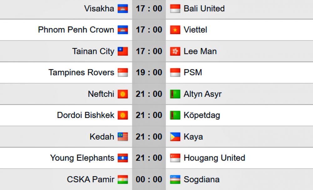 Lịch thi đấu bóng đá hôm nay 27/6: Viettel FC đối đầu đội bóng Campuchia - Ảnh 1.