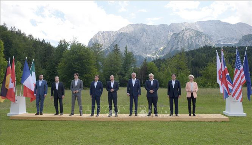  Hội nghị thượng đỉnh G7: Ra tuyên bố về cuộc khủng hoảng Nga-Ukraine  - Ảnh 1.