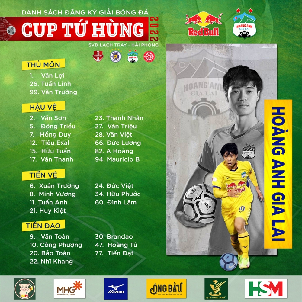 HAGL has a strong squad to kick the Hai Phong Four Heroes Cup 2022 - Photo 1.