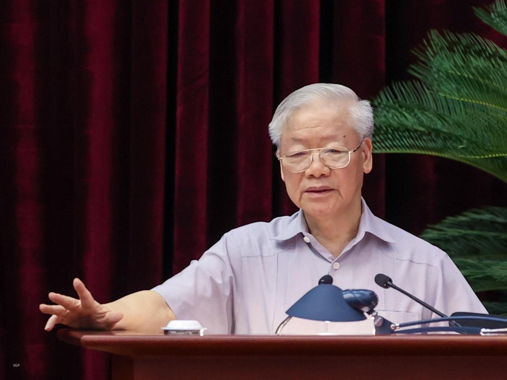 Tổng Bí thư Nguyễn Phú Trọng: Tham nhũng, tiêu cực vẫn là kẻ thù hung ác - Ảnh 1.