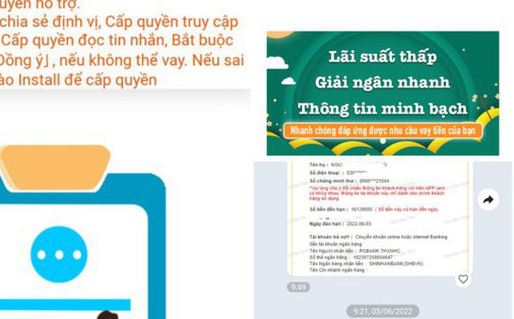 Vay 10 triệu qua app phải trả 15 triệu đồng sau 5 ngày